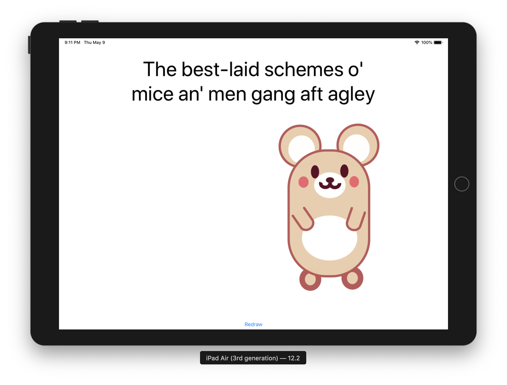 A most serious ending!