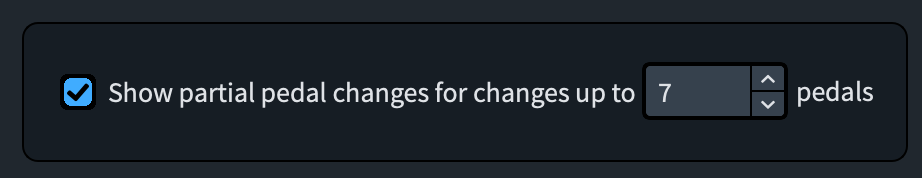 Questa è la mia impostazione scelta.