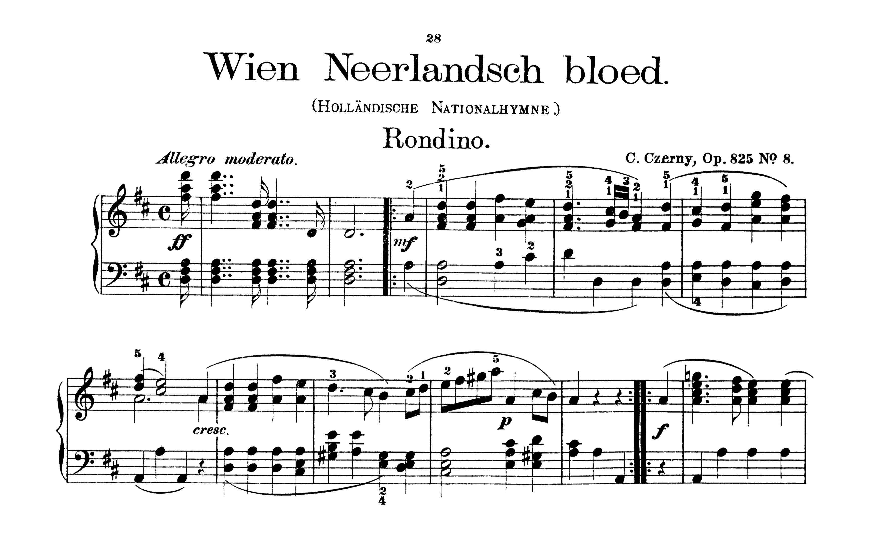 Excerpt from the Johann André edition, plate number 7265.